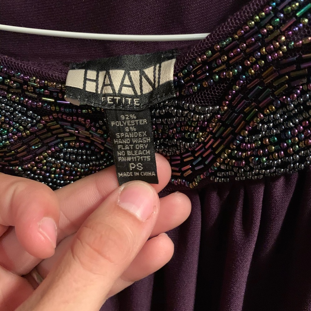Floor-length Deep Purple Dress